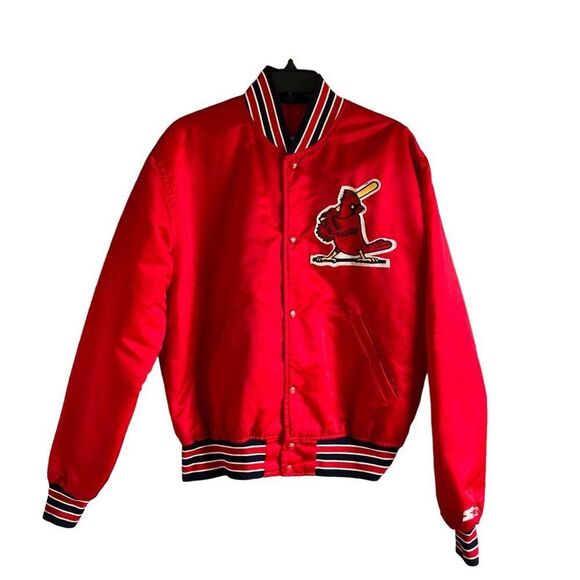 Vintage Starter Satin St. Louis Cardinals Jacket Size Large